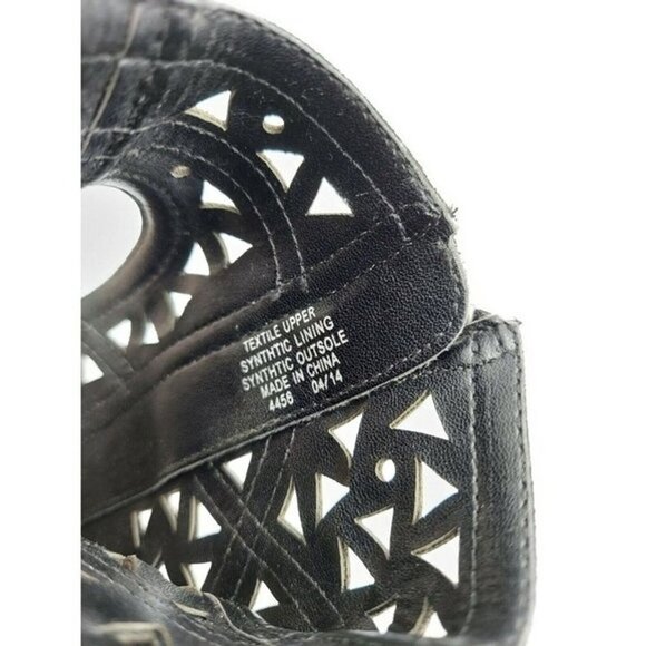 CARVELA Kurt Geiger Black Faux Suede Leather pumps SZ 5.5M - Picture 6 of 8